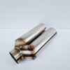 Podwójna końcówka wydechu Y-PIPE 2,5" (63,5mm) ścięta (4)