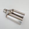 Podwójna końcówka wydechu Y-PIPE 80mm prosta (4)