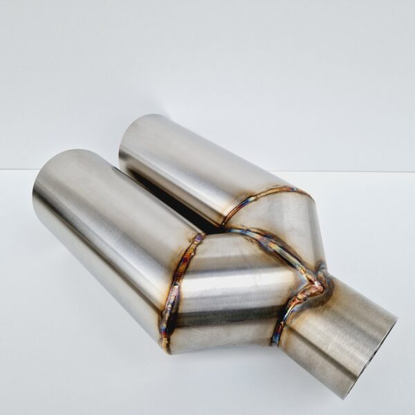Podwójna końcówka wydechu Y-PIPE 80 mm ścięta (4)