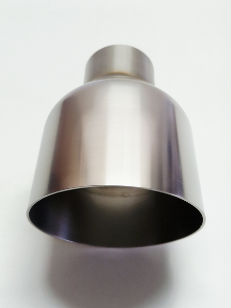 Końcówka wydechu INOX 4 cale 101 mm ścięta stal nierdzewna sportowa