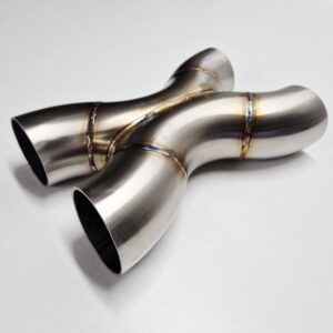 X-pipe 57 mm inox ze stali nierdzewnej do tuningu układu wydechowego