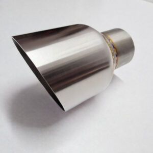 Końcówka wydechu INOX 3" (76 mm) ścięta ze stali nierdzewnej – sportowa końcówka tuningowa do auta