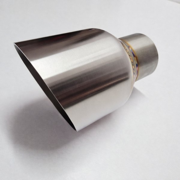 Końcówka wydechu INOX 3" (76 mm) ścięta ze stali nierdzewnej – sportowa końcówka tuningowa do auta