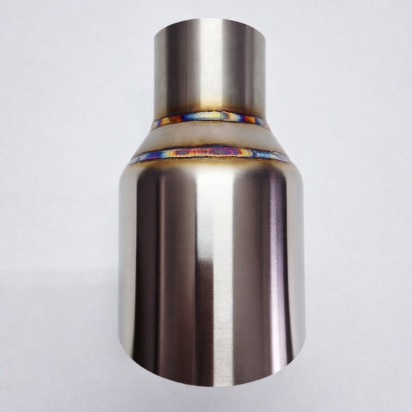 Końcówka wydechu INOX 3" (76 mm) ścięta ze stali nierdzewnej – sportowa końcówka tuningowa do auta